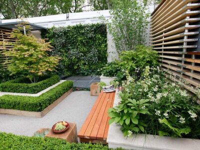 سبک مدرن در طراحی کاشت گیاهان زینتی