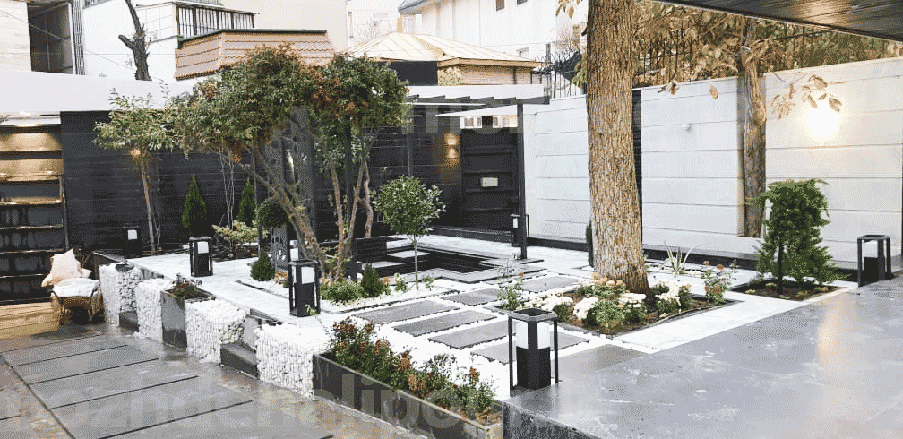 طراحی و اجرای محوطه ویلا