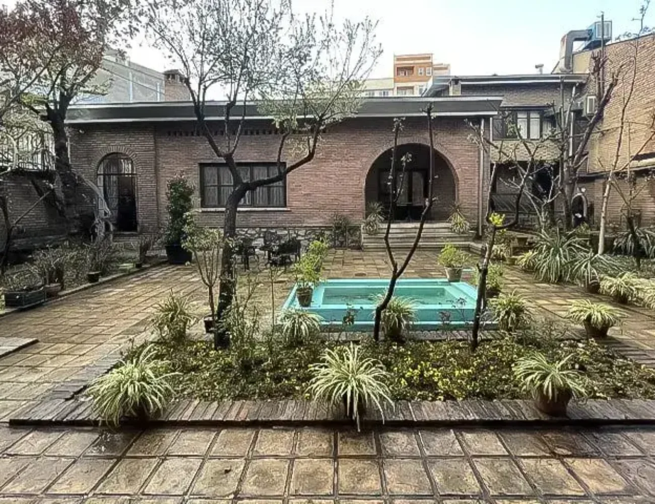 طراحی محوطه با سبک سنتی